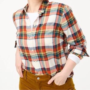 J. Crew Factory Plaid Flannel Shirt